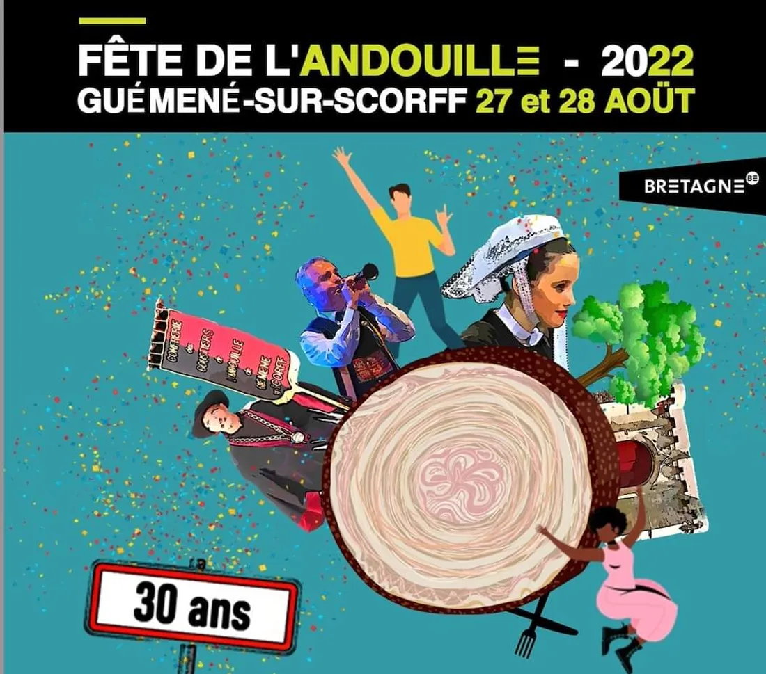 Environ 300 kilos d'andouille sont prévus pour le week-end du 27 au 28 août. 