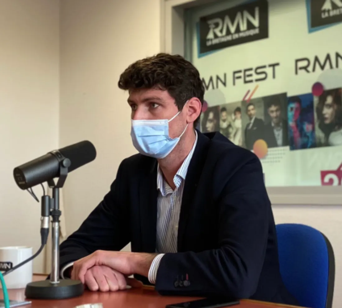 Tristan Bréhier, au micro de RMN