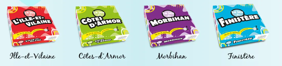 Les boîtes de jeux Bordier proposent des questions pour mieux connaître les territoires.  