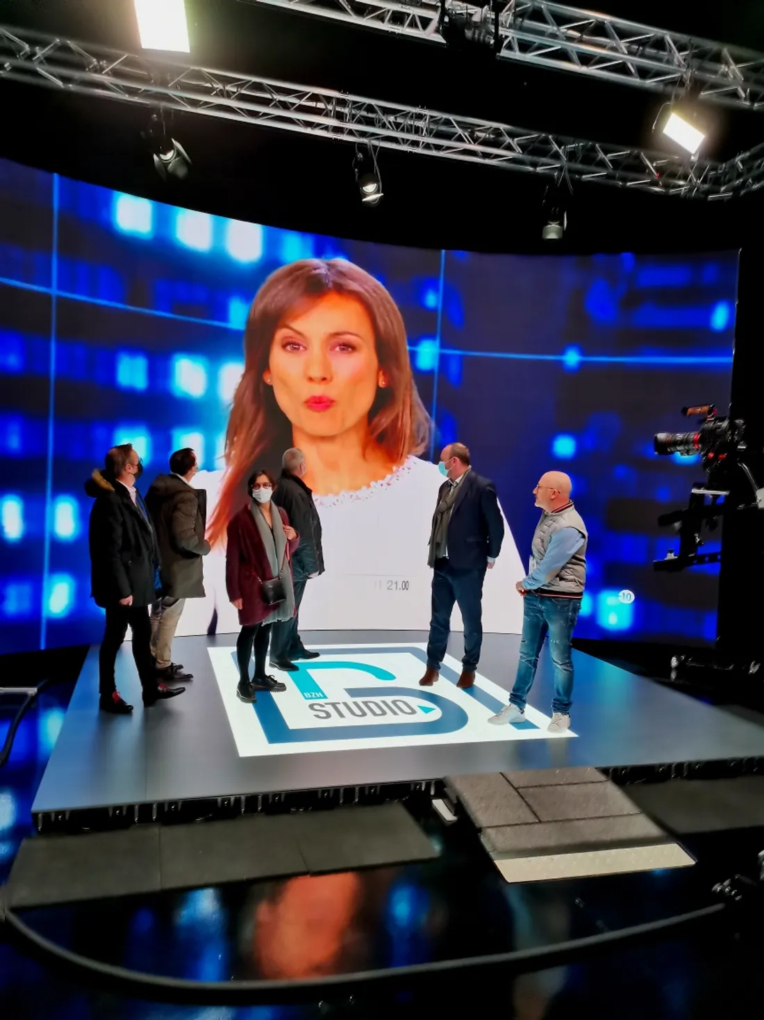 Exemple de décor sur le mur LED de 80 mètres carré 