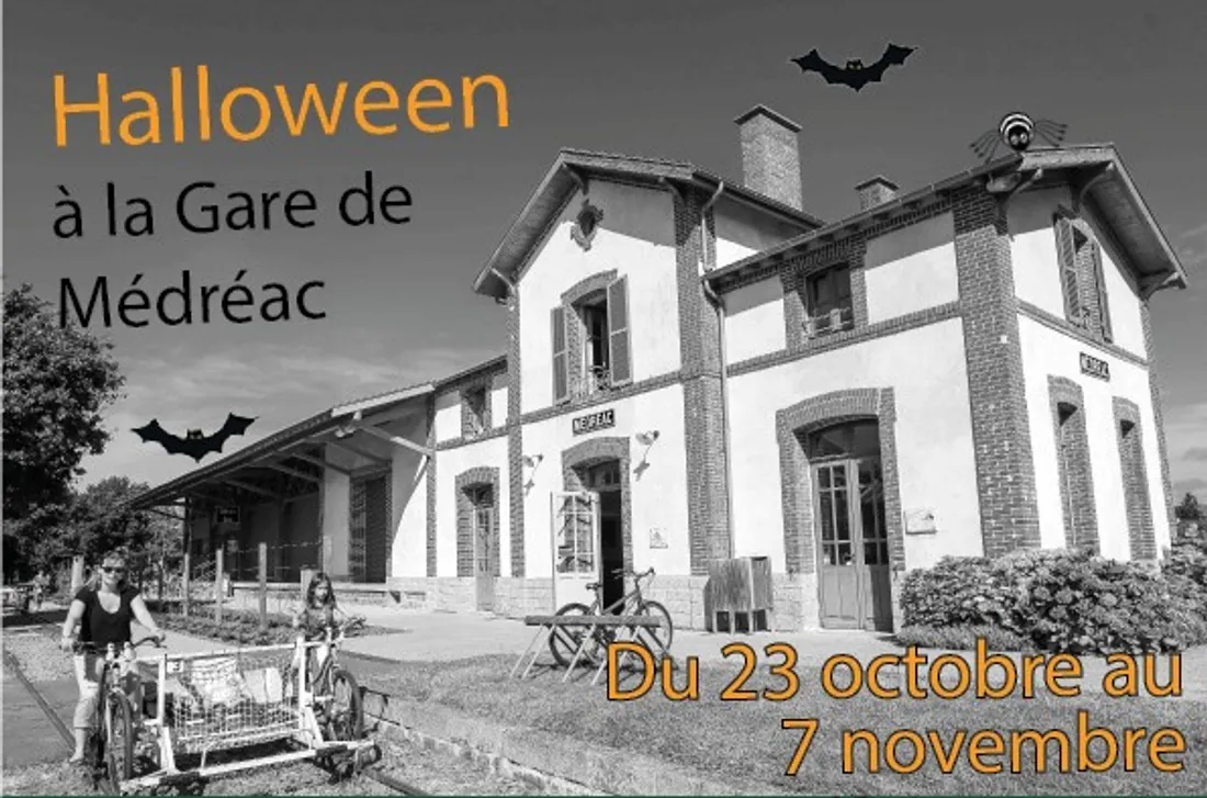 Halloween à la gare de Médréac, plusieurs activités pendant les vacansses de la Toussaint