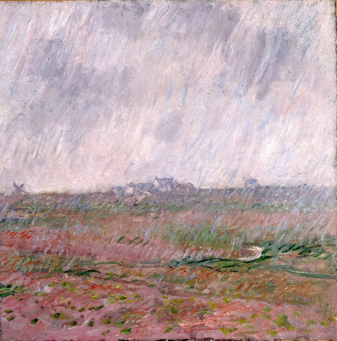 "Pluie à Belle-île", le tableau de Claude Monet ayant inspiré le livre.