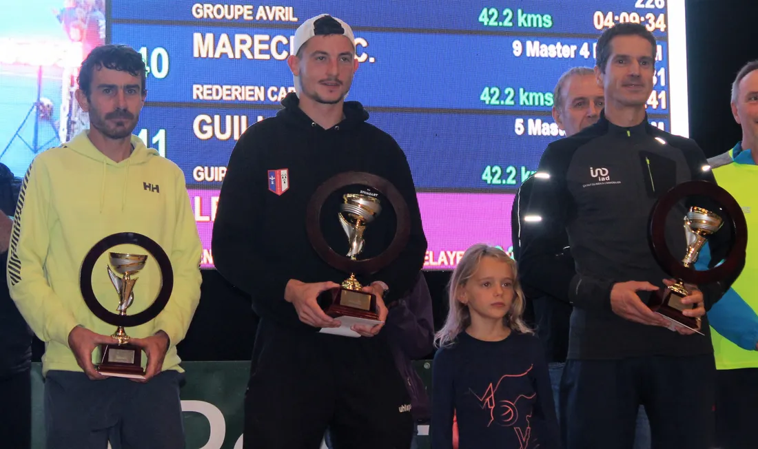 Le podium du marathon homme.