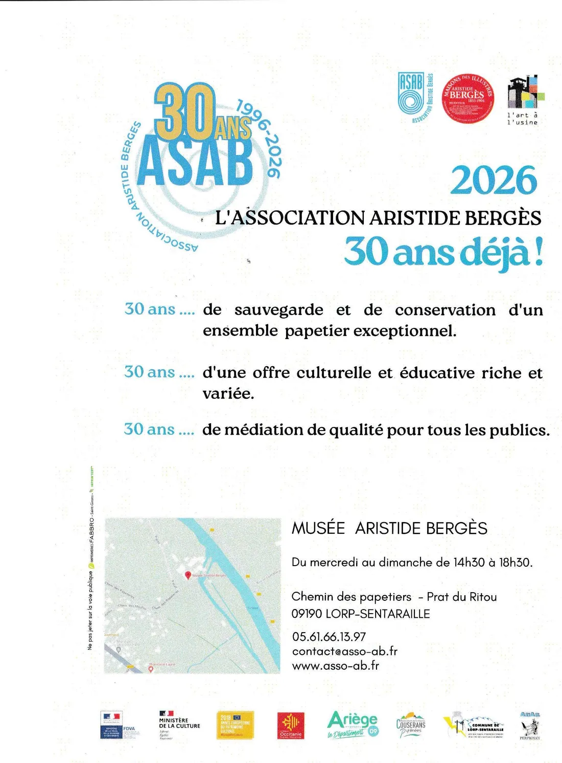 Lorp-Sentaraille  une exposition de Tatiana Rozenblat au musée Aristide Bergès