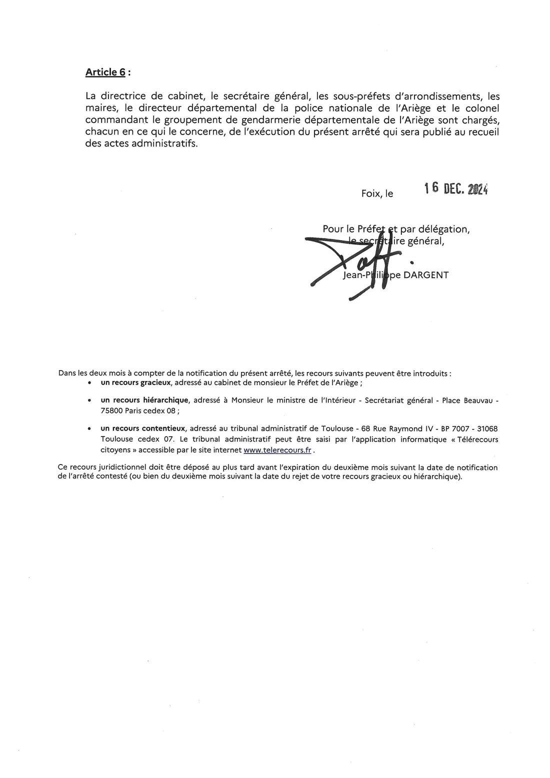 Ariège  interdiction des artifices pour les fêtes.