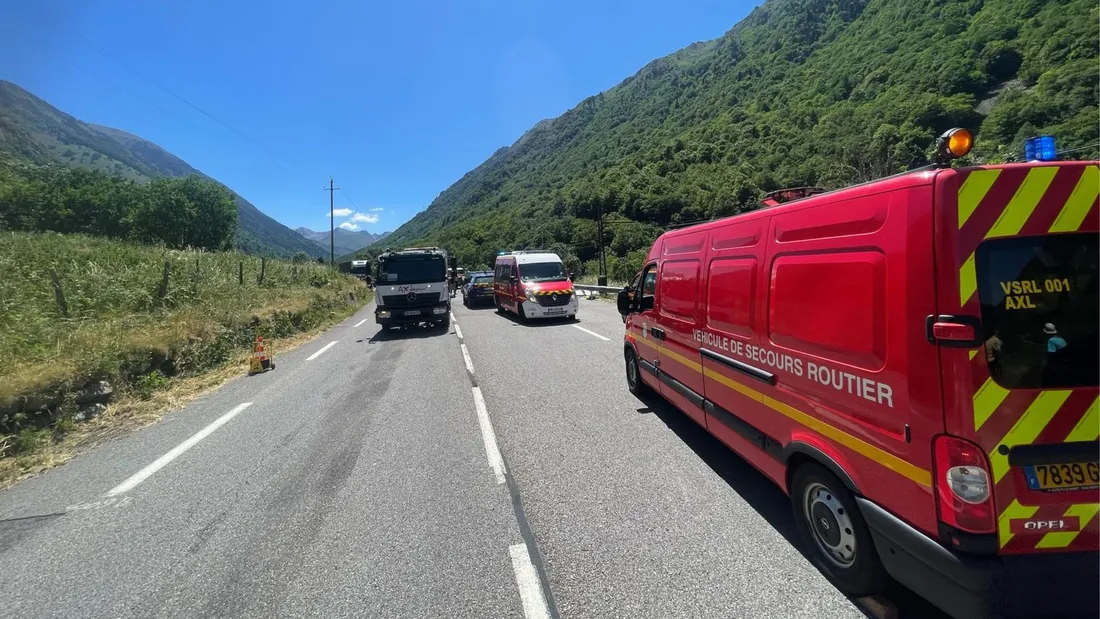 Accident mortel entre deux motos sur la RN20 à Hospitalet-près-l’Andorre