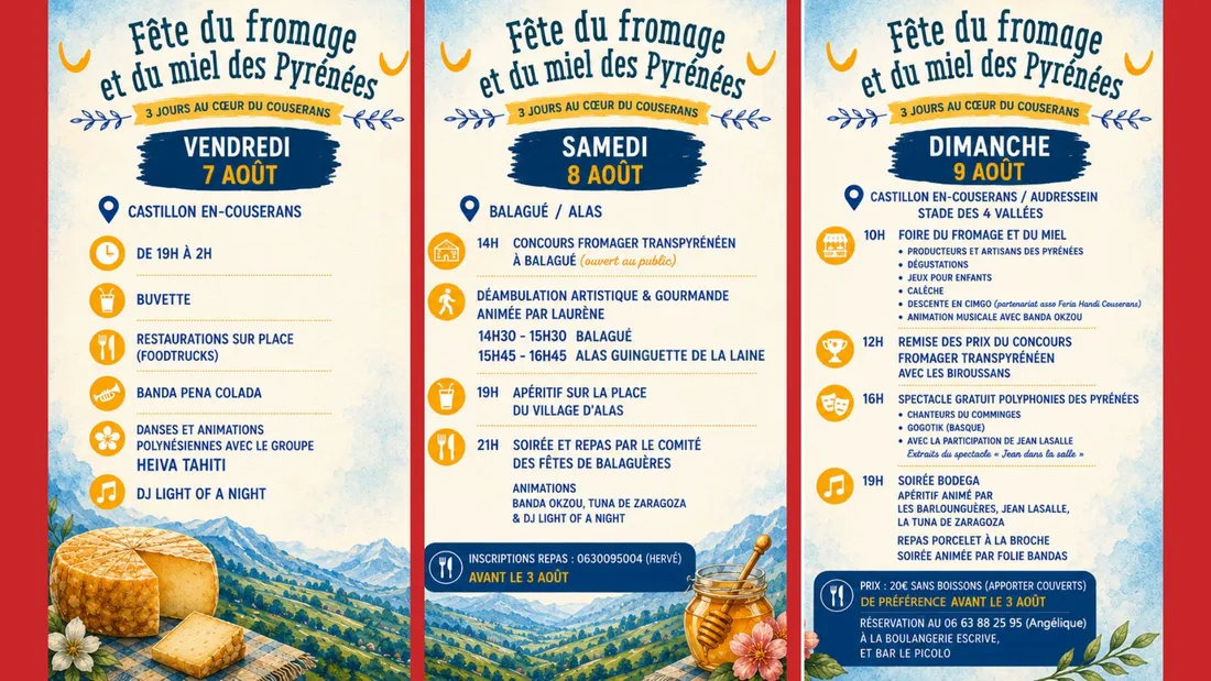 Fête du fromage et du miel des Pyrénées 2026