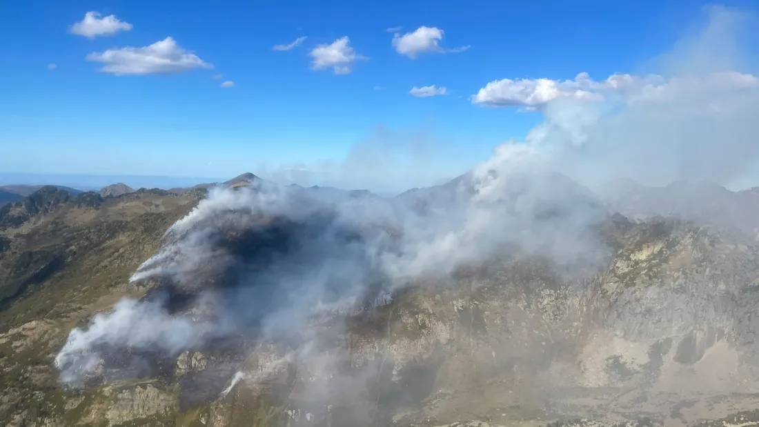 Orlu : l’incendie reste sous surveillance après avoir parcouru 12 hectares