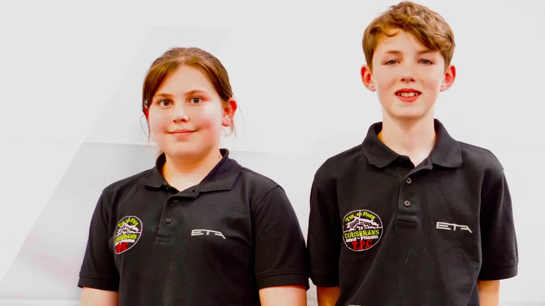 Lana Senzier et Adrien Soula au championnat de France des Écoles de Tir