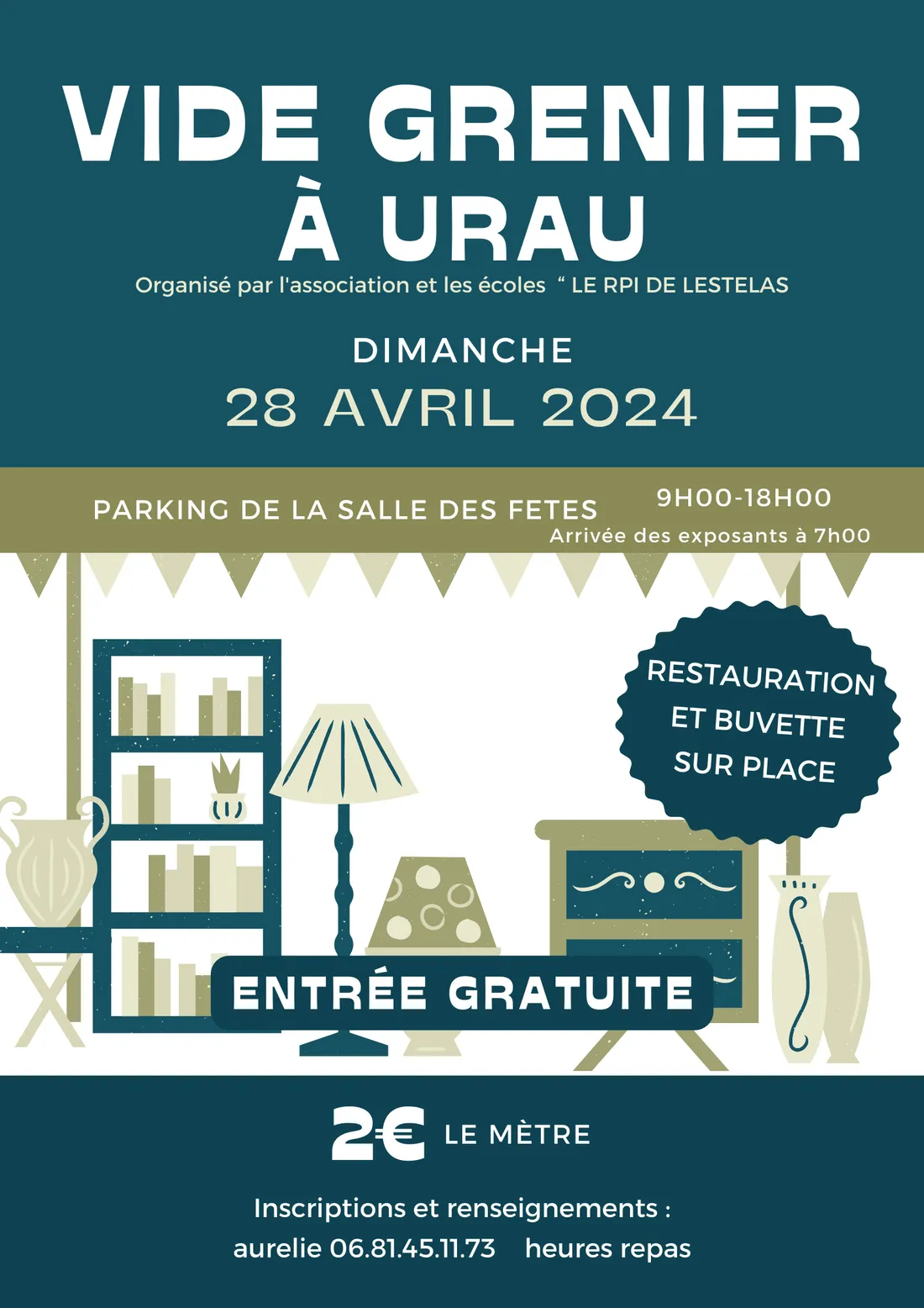 vide grenier à URAU
