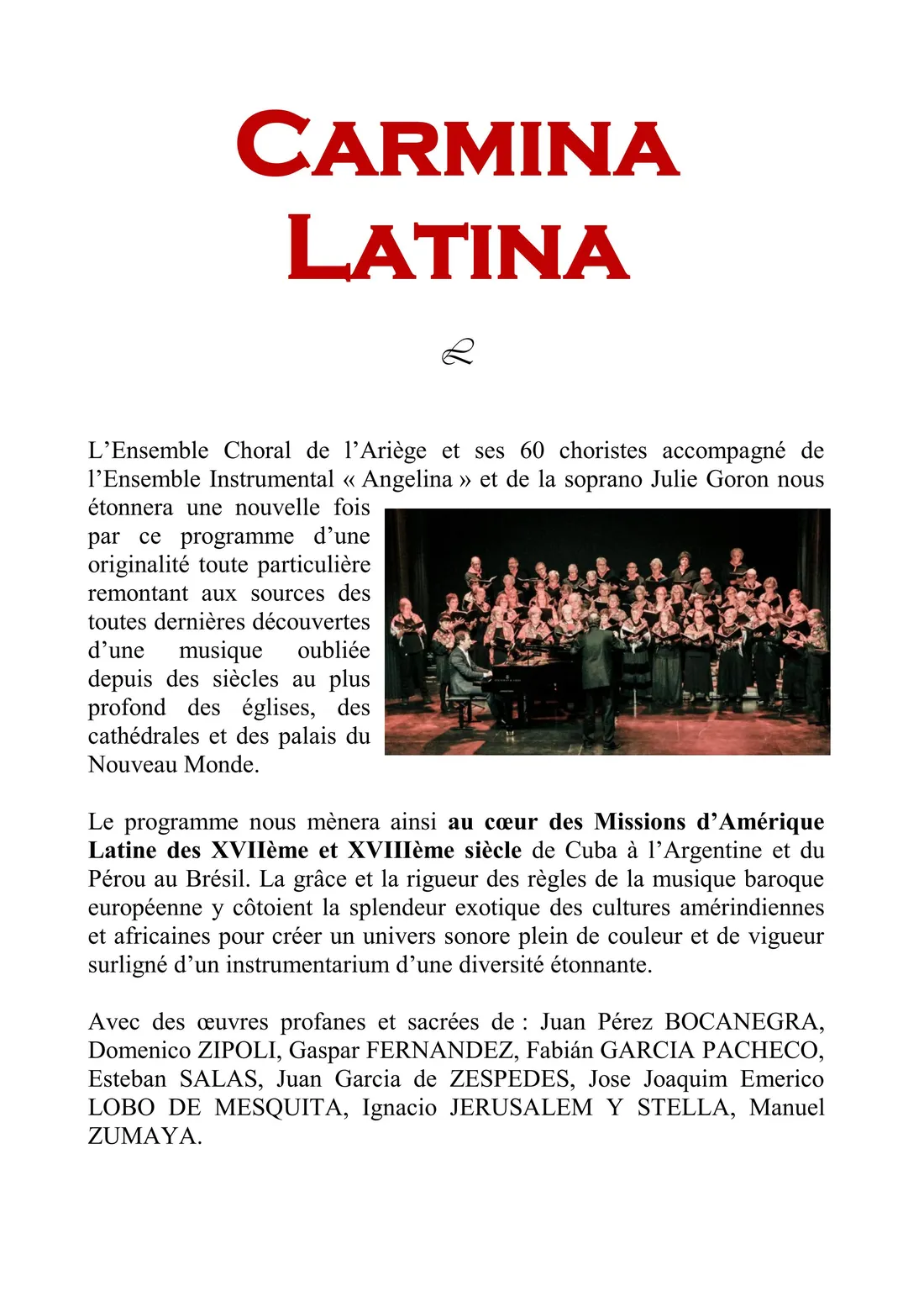 un voyage musical au cœur de l’Amérique latine baroque