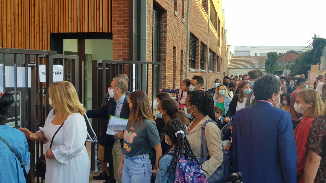 Rentrée scolaire Pierre Hurmic