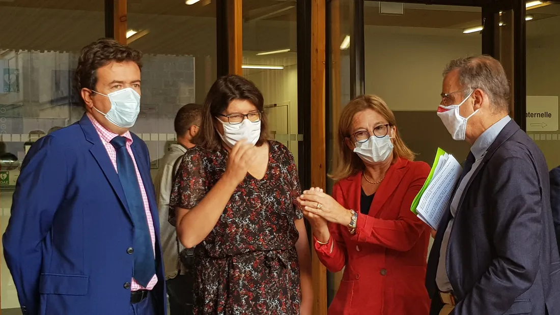 Rentrée scolaire Pierre Hurmic rectrice Anne Bisagni-Faure