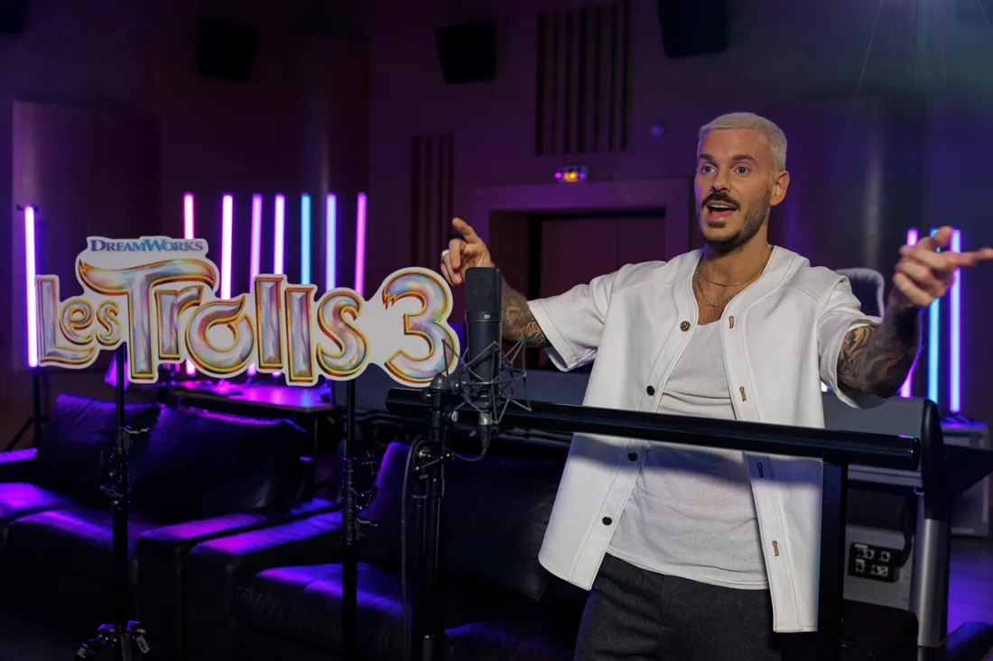 Matt Pokora double Branche en français dans "Les Trolls 3".