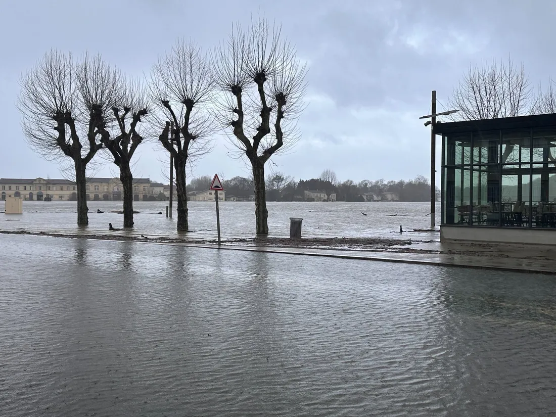 Inondations à Libourne