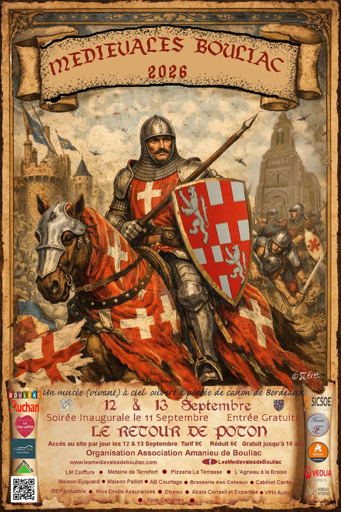 Affiche Médiévales de Bouliac