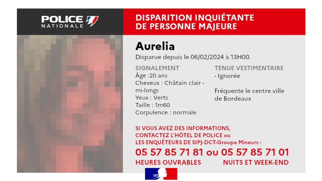 L'avis de disparition 