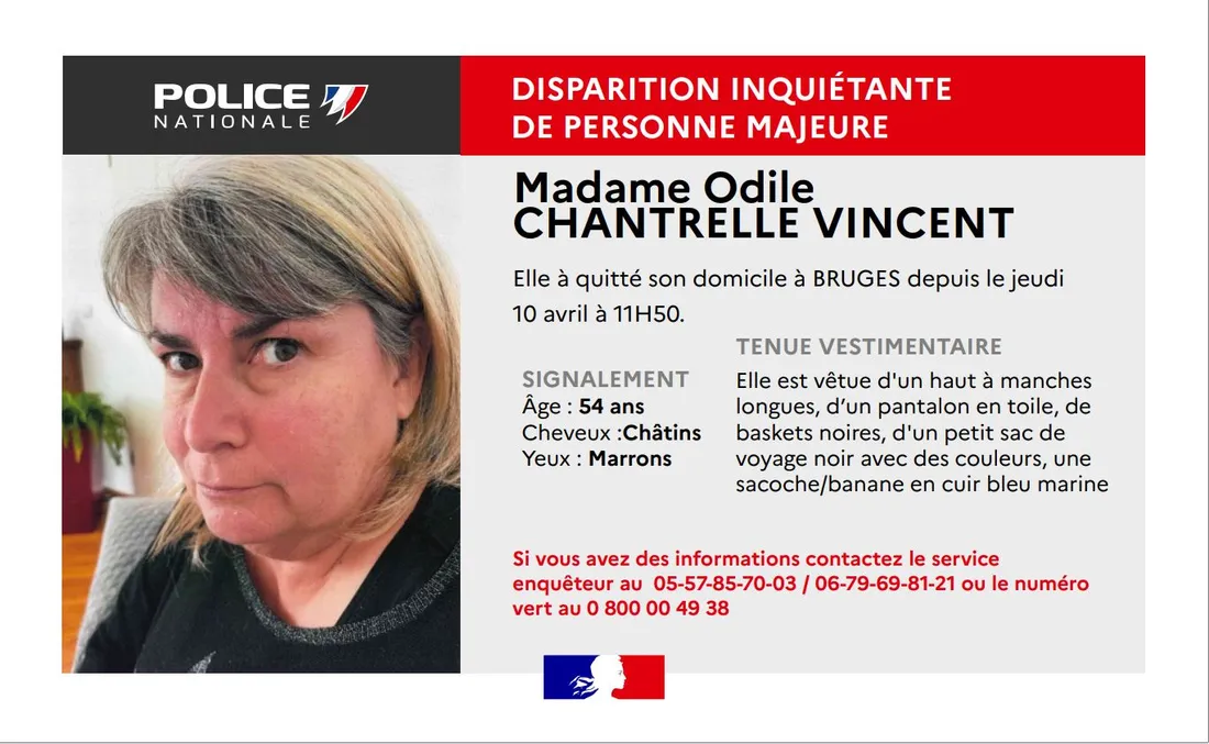 Appel à témoin lancé par la Police Nationale