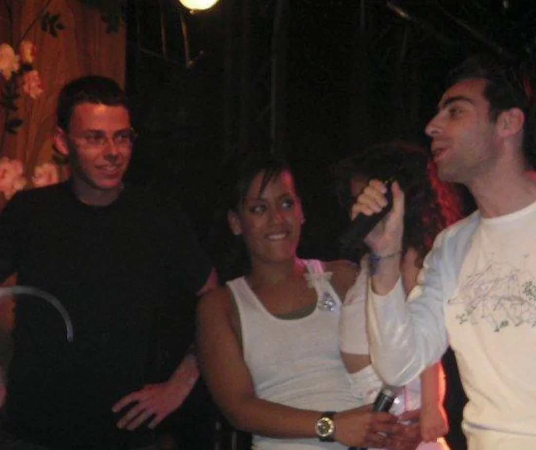 Florian avec Amel Bent sur son tout premier concert privé Ado.