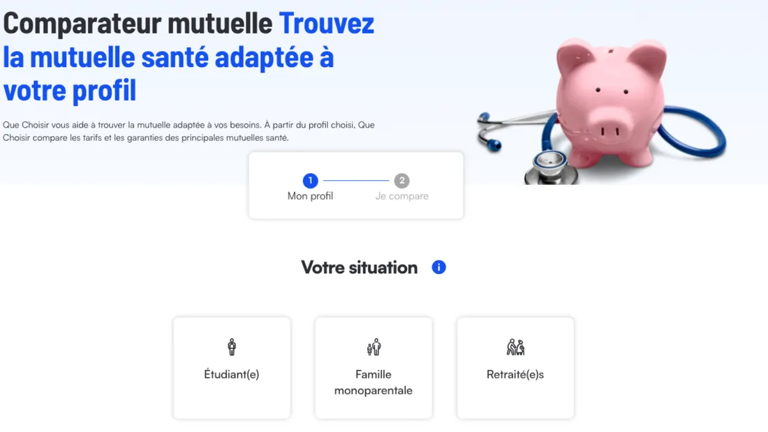 Capture d'écran sur le site de l'UFC Que Choisir 