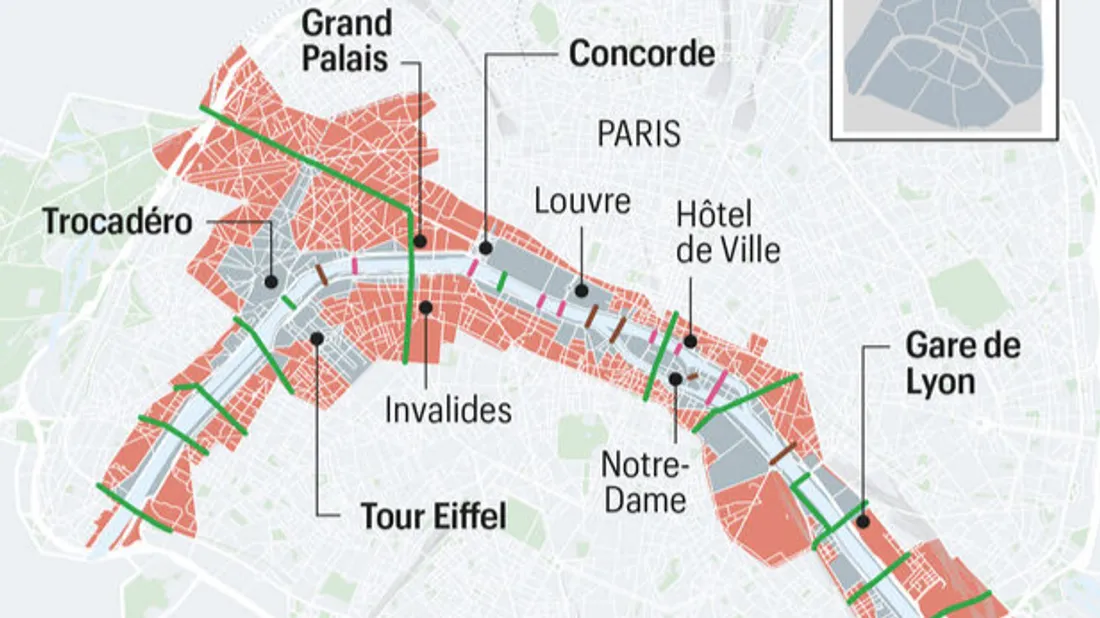 Un QR code à présenter pour circuler dans la zone Silt