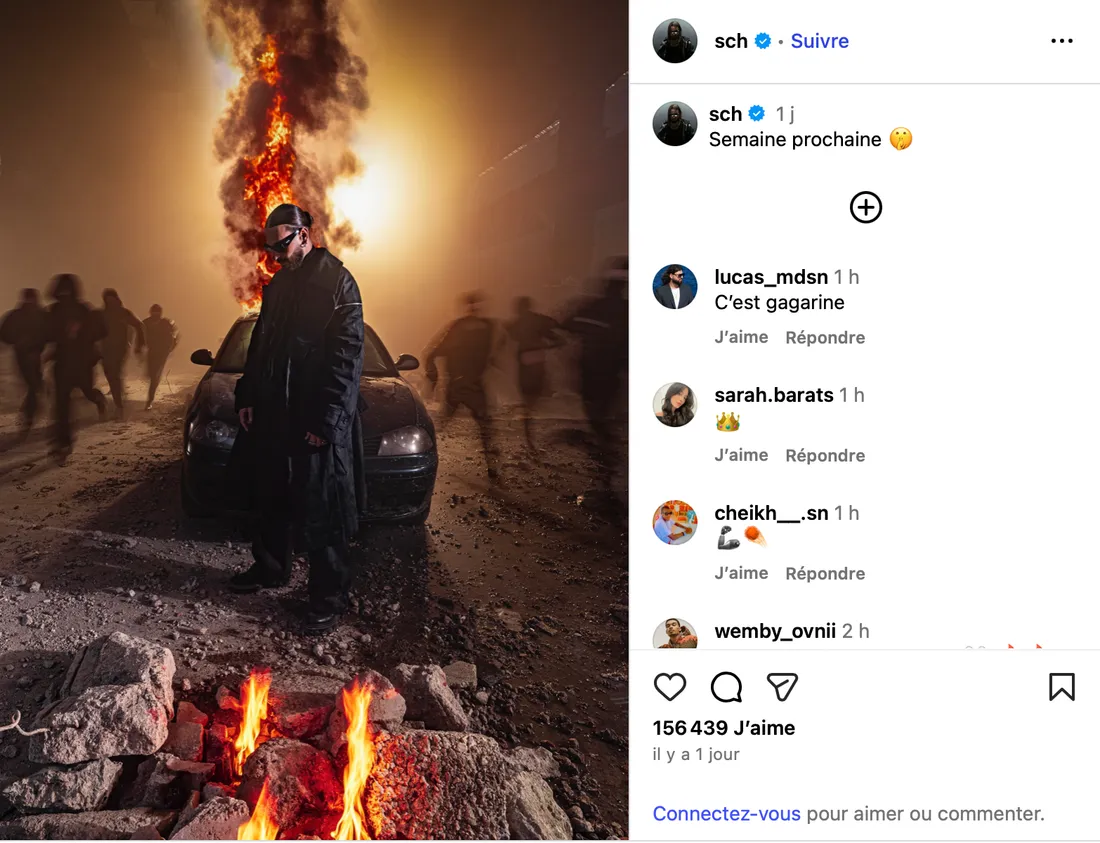 Instagram officiel d'SCH