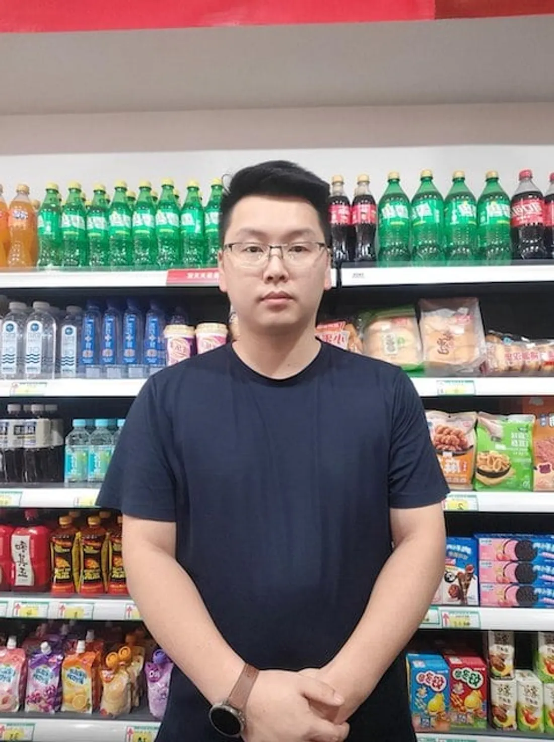 Chen Hui, propriétaire de l'épicerie