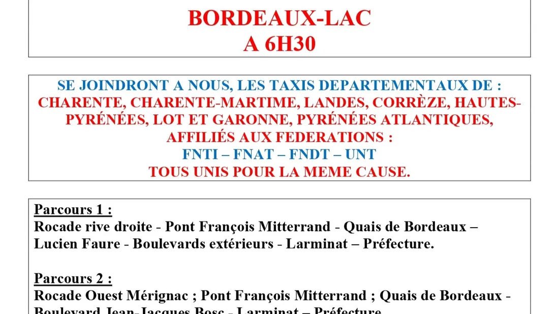 Le déroule de la manifestation