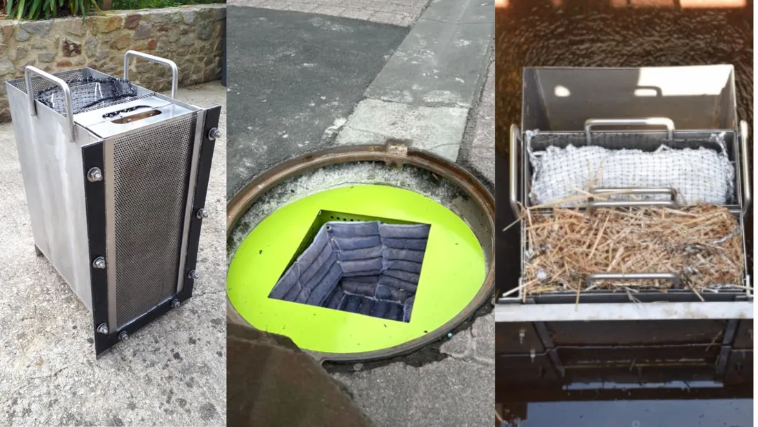 Le système de filtrage à cheveux de Sébastien dans le détail 