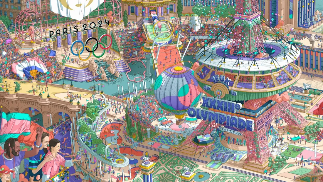 Les affiches des Jeux Olympiques et Paralympiques de Paris 2024