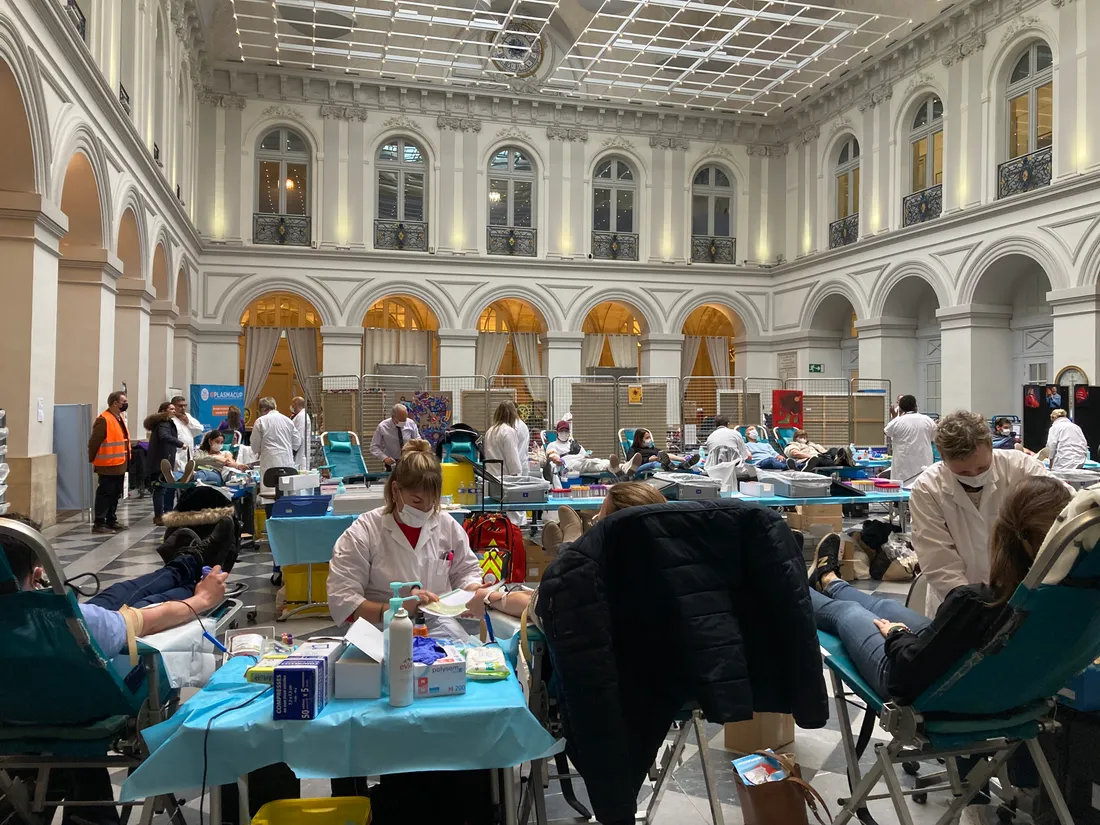 don du sang palais de la bourse