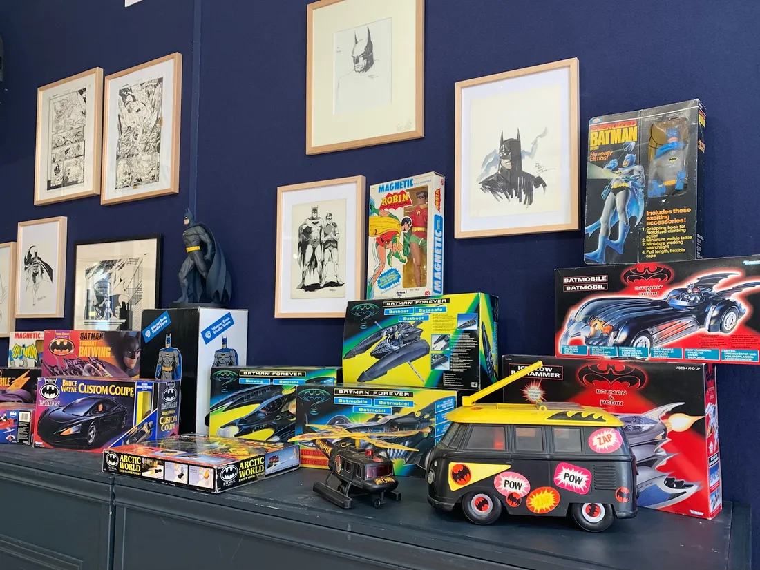 Une partie de la collection Batman mise aux enchères.