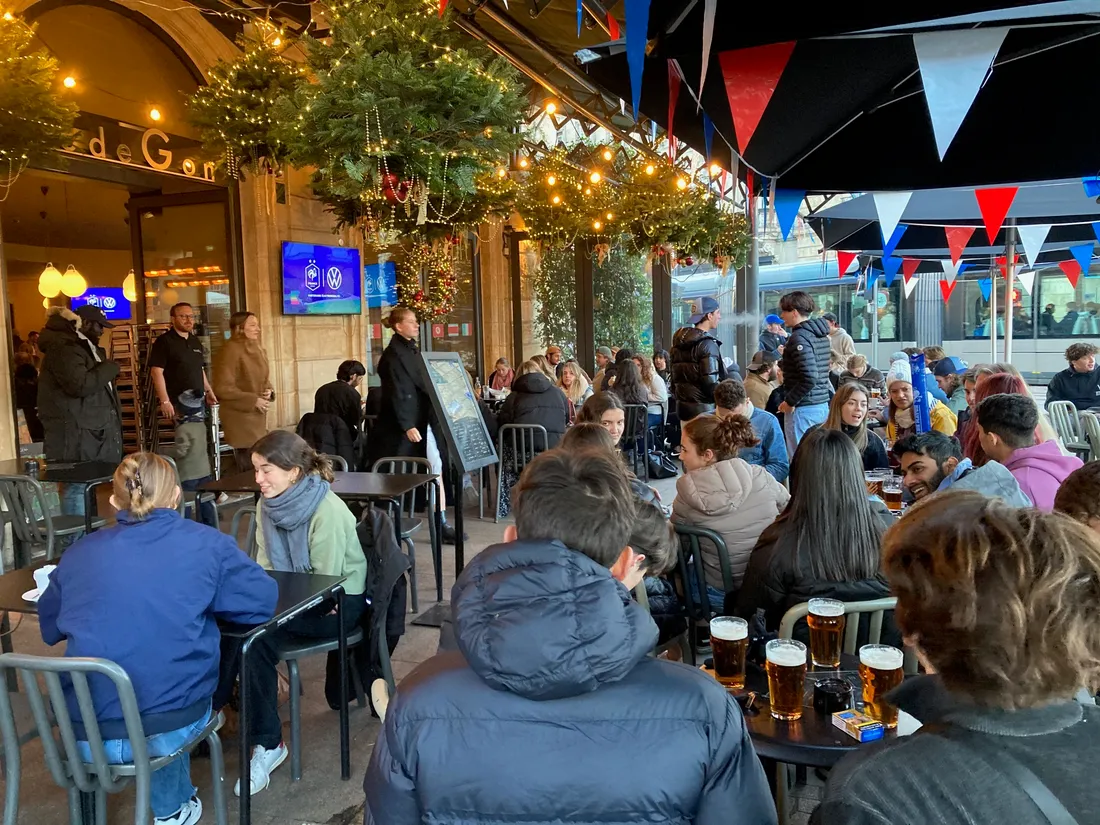 Les supporters des Bleus au rendez-vous pour ce match France-Tunisie