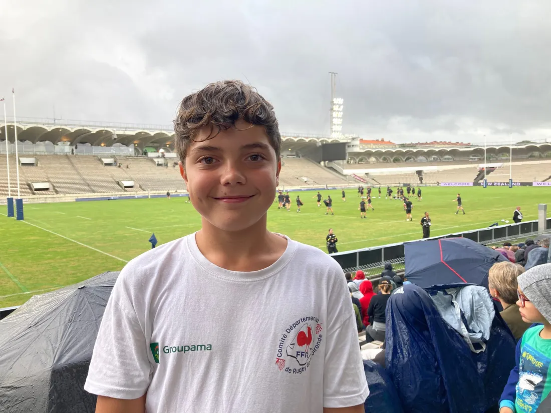 Hugo, 10 ans, n'a pas raté une seule minute de l'entraînement