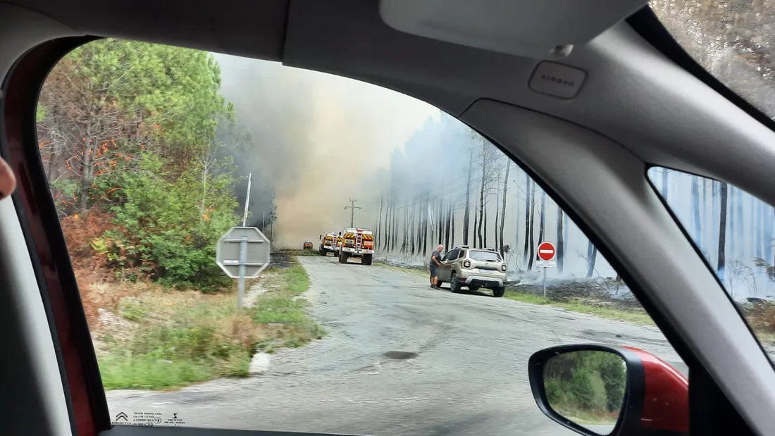 Incendie Saumos Le Temple