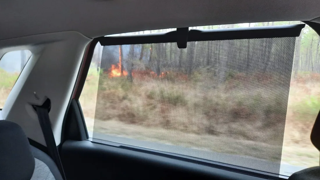 Incendie Saumos Le Temple