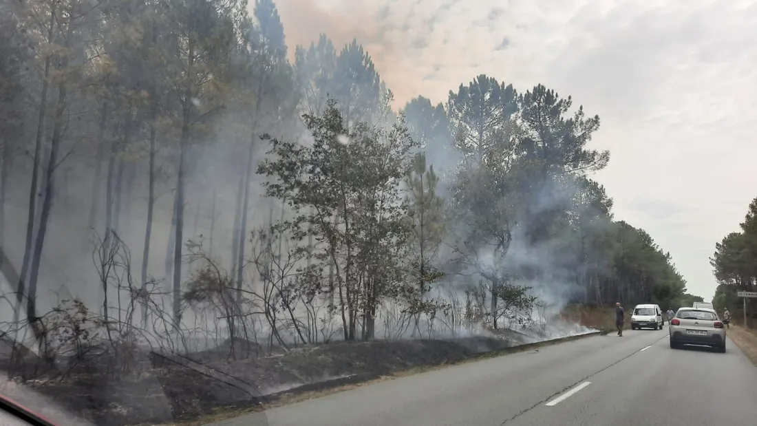 Incendie Saumos Le Temple