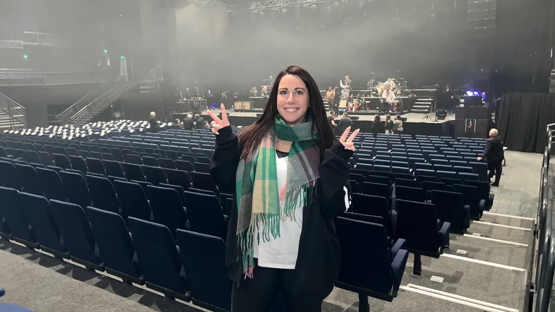 Harlow au Dôme de Paris quelques heures avant le début du spectacle