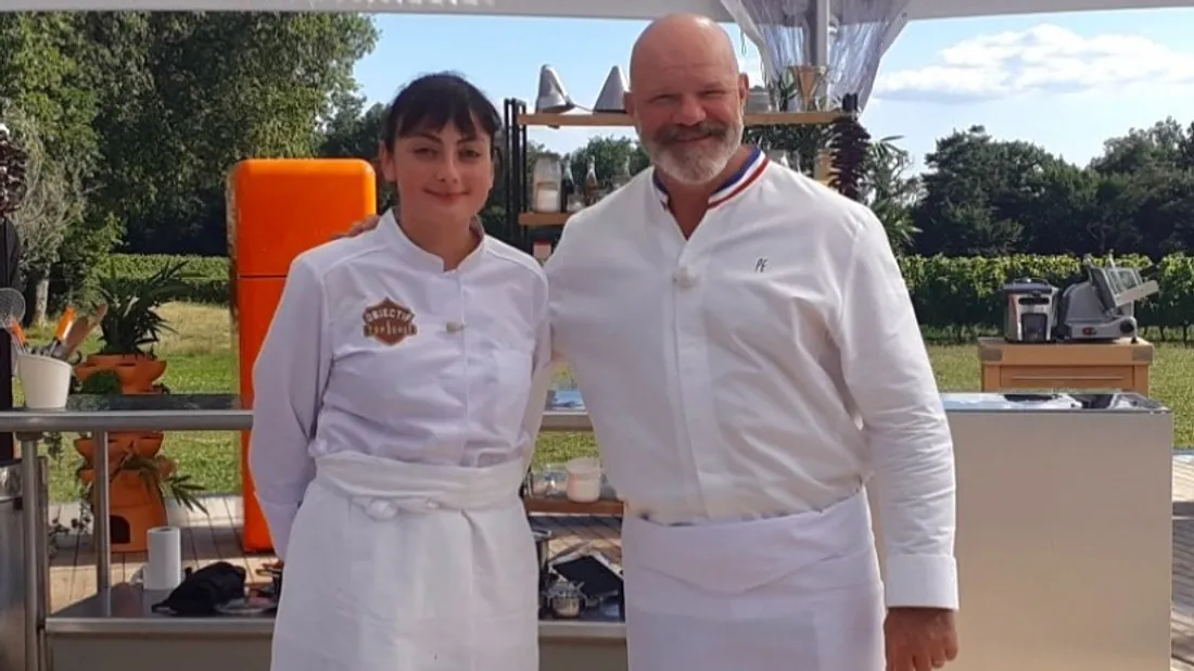 Juliette Boeykens avec Philippe Etchebest 