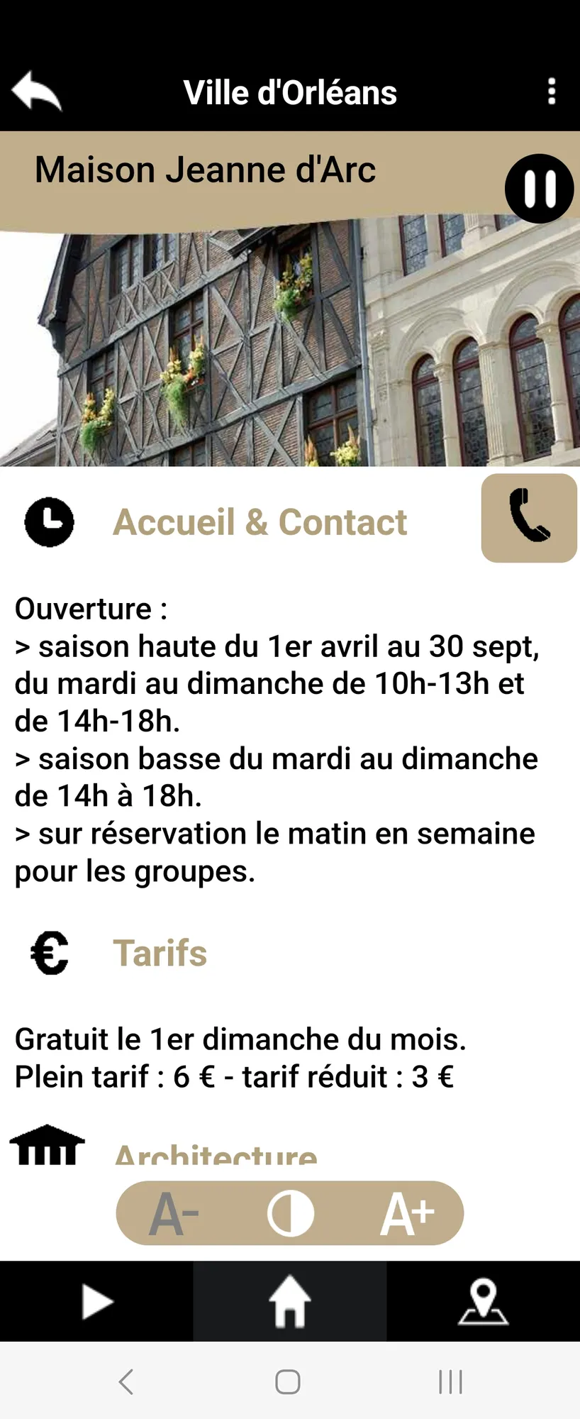 Audiopost, La Maison de Jeanne d'Arc