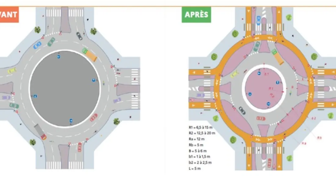 Des aménagements programmés sur le giratoire Saint-Sauveur à Tours
