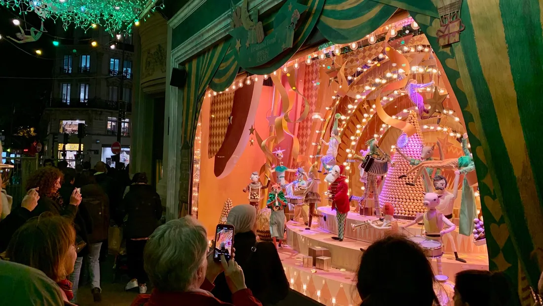 Vitrines de Noël 2022 du Printemps