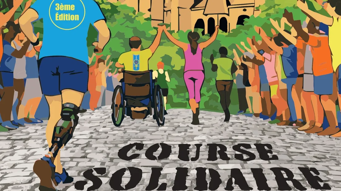Visuel officiel de l'édition 2026 de la course solidaire Avec Nos Blessés 