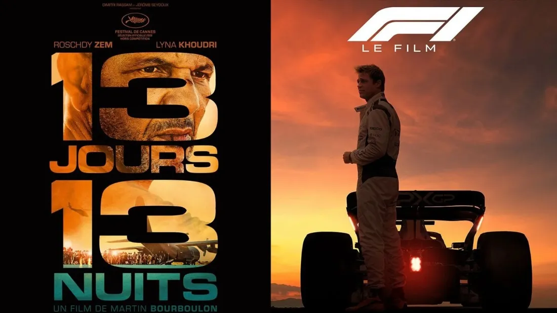 "13 jours, 13 nuits" et "F1, le film", au cinéma le 25 juin 2025.