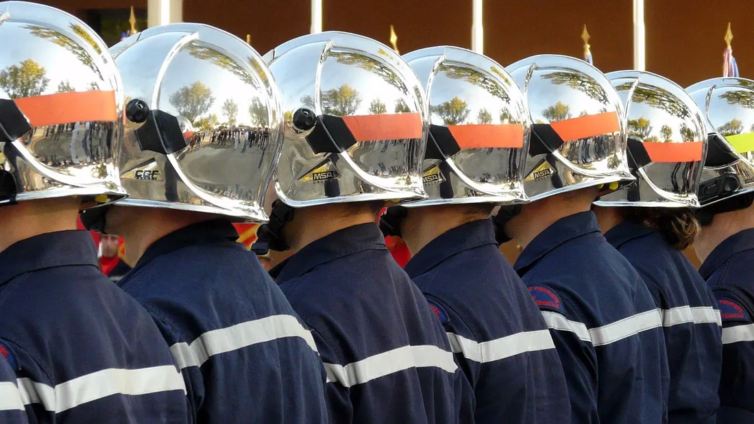 Une dizaine de sapeurs-pompiers étaient présents