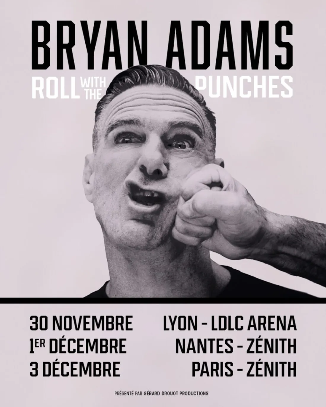 Roll With Punches, la tournée de Bryan Adams passe par la France