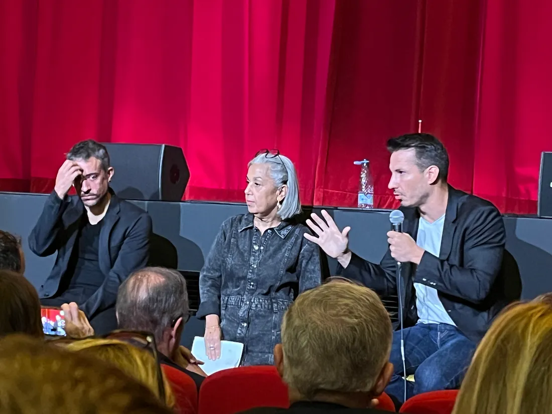 Jérémy Ferrari lors de la conférence de presse au Fémina