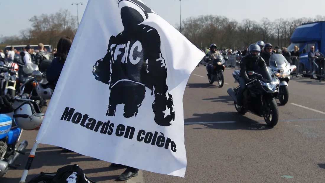 Un rassemblement de la Fédération Français des Motards en Colère.
