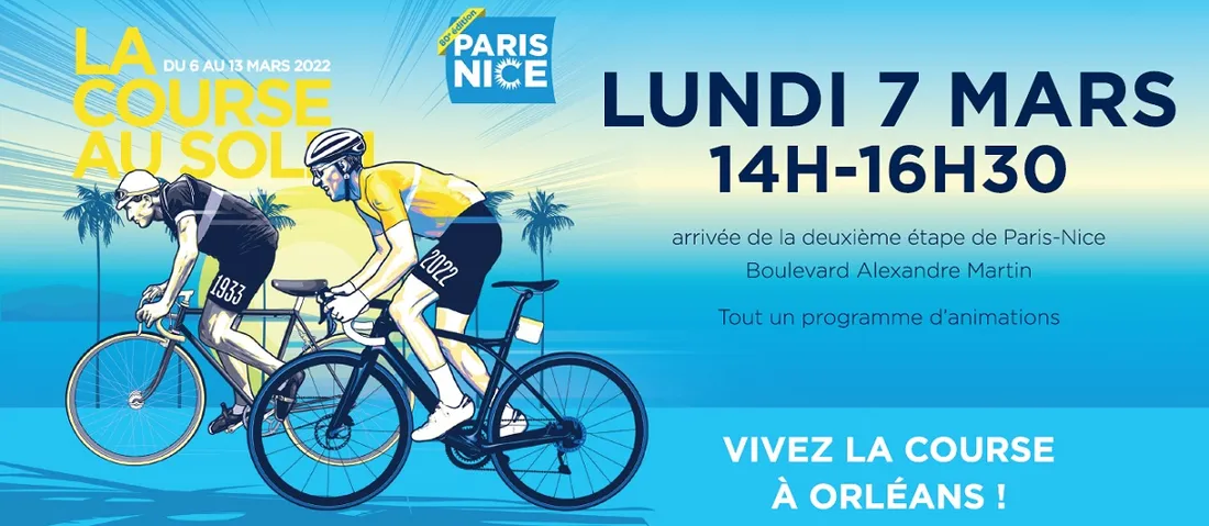 Le Paris-Nice fait étape à Orléans ce lundi 7 mars.