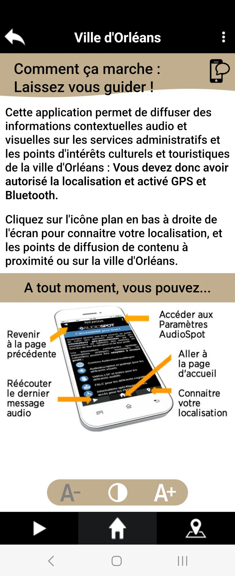 Audiopost, l'application pour visiter Orléans